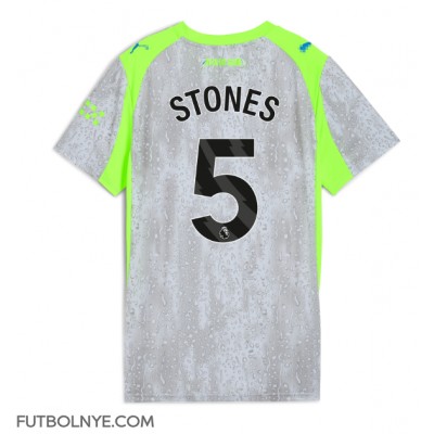 Camiseta Manchester City John Stones #5 Tercera Equipación para mujer 2025-26 manga corta Camiseta Manchester City John Stones #5 Tercera Equipación para mujer 2025-26 manga corta